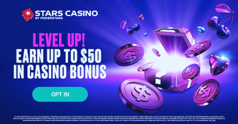 Get Up to $50 in Bonus Funds via Stars Casino's Level Up Promo | Pokerfuse